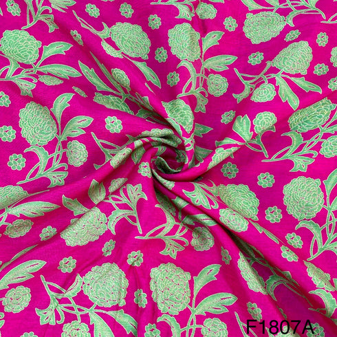 Printed Opara Silk Fabric-F1807